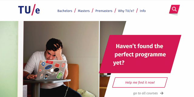 The hero section of a study guide website.